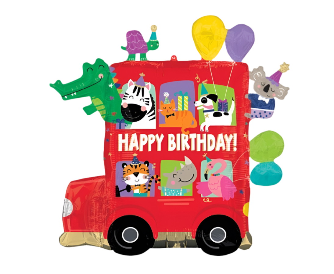 Anagram 28" Party Bus Birthday Foil Balloon